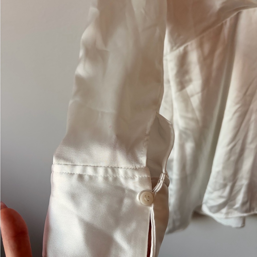 Zara White Mini Wrap Dress - Picture 4 of 12